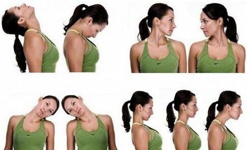 Gymnastics for the neck with osteochondosis